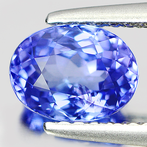 Oval Shape 1.16 Ct. Natural Gem Violet Blue Tanzanite Tanzania