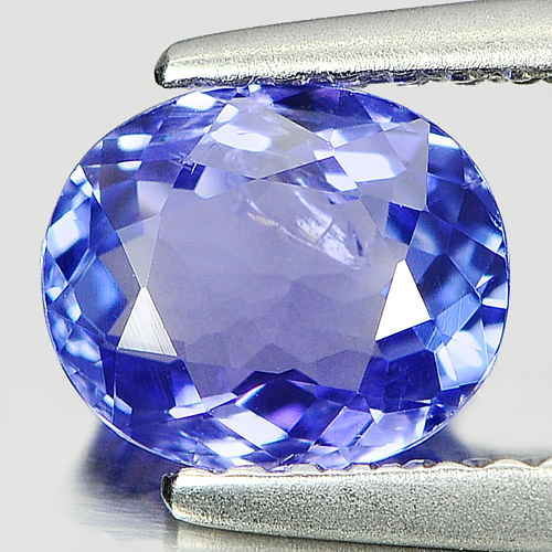 0.98 Ct. Oval Shape Natural Gem Violet Blue Tanzanite