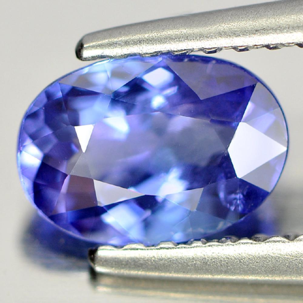 Beautiful 0.98 Ct. Oval Shape Natural Violet Blue Tanzanite Gemstone
