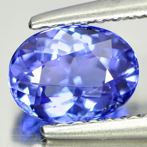 1.03 Ct. Oval Shape Natural Gem Violet Blue Tanzanite