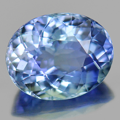 Certified 1.31 Ct. Clean Natural Violetish Blue Tanzanite Oval Shape Gemstone