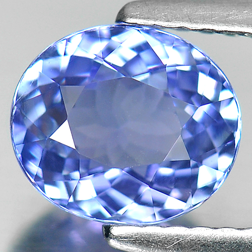 1.71 Ct. Oval Shape 7.83x6.78 Mm.Natural Gemstone Clean Violetish Blue Tanzanite