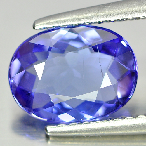 Beautiful 1.62 Ct. Oval Shape Natural Gem Violet Blue Tanzanite