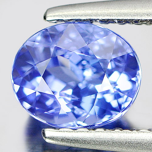 0.98 Ct. Good Oval Shape Natural Gemstone Violetish Blue Tanzanite