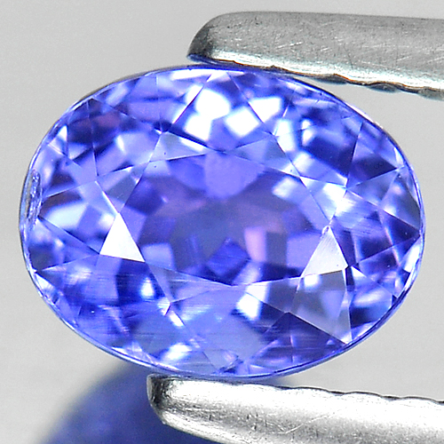 1.03 Ct. Oval Shape Natural Violetish Blue Tanzanite