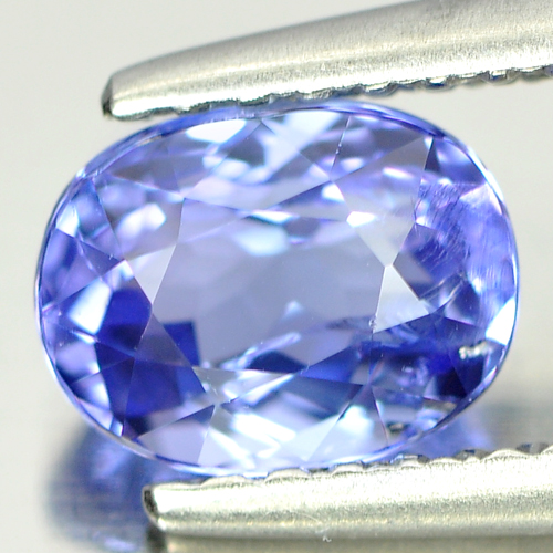 1.03 Ct. Clean Oval Natural Violetish Blue Tanzanite Gem From Tanzania