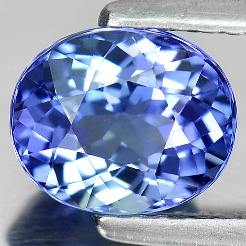 1.35 Ct Clean Oval Natural Gem Violetish Blue Tanzanite