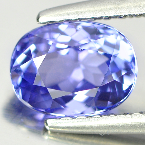 1.10 Ct. Oval Shape Natural Gem Violetish Blue Tanzanite From Tanzania