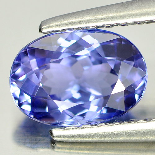1.07 Ct Clean Oval Natural Violetish Blue Tanzanite Gem