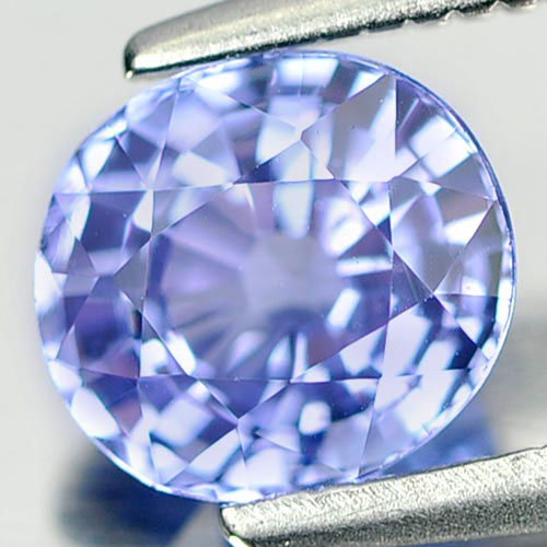 Tanzanite Violetish Blue 1.14 Ct. Clean Oval 6.5 x 5.9 Mm. Natural Gem Tanzania