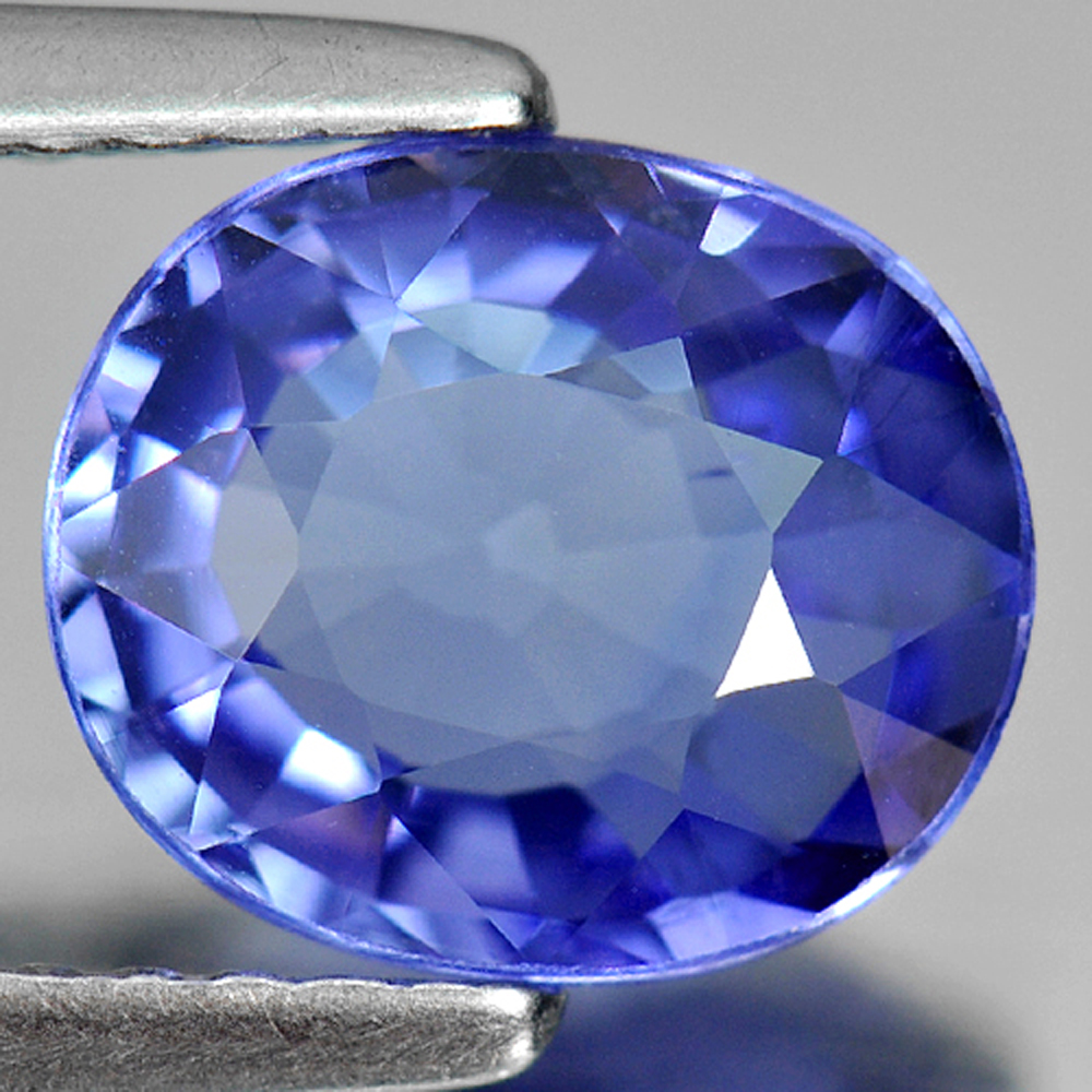 1.69 Ct. Oval Natural Gem Violetish Blue Tanzanite
