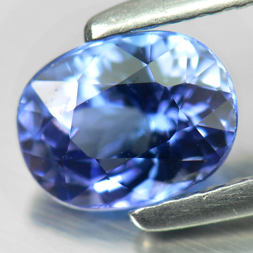 1.24 Ct. Oval Shape Natural Gemstone Violetish Blue Tanzanite From Tanzania
