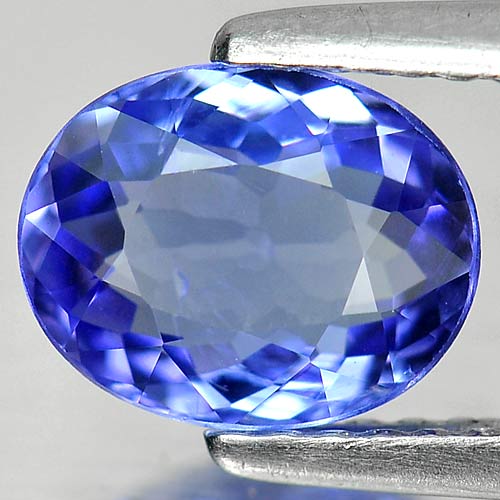 1.42 Ct. Oval Shape Natural Gemstone Violetish Blue Tanzanite From Tanzania