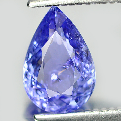 Natural Violetish Blue Tanzanite 1.09 Ct. Pear Shape 8.3 x 5.6 Mm Gemstone