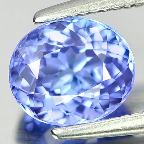 1.28 Ct. Clean Oval Shape Natural Gem Violetish Blue Tanzanite From Tanzania