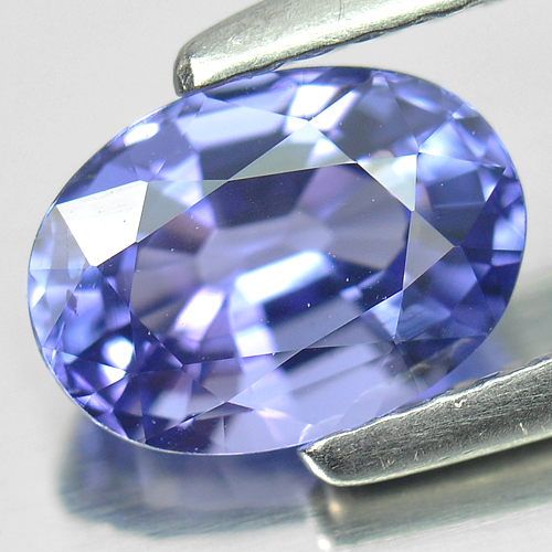1.24 Ct. Oval Shape Natural Gem Violetish Blue Tanzanite From Tanzania