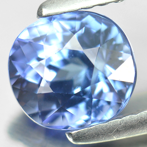 1.66 Ct. Oval Shape Natural Gem Violetish Blue Tanzanite From Tanzania