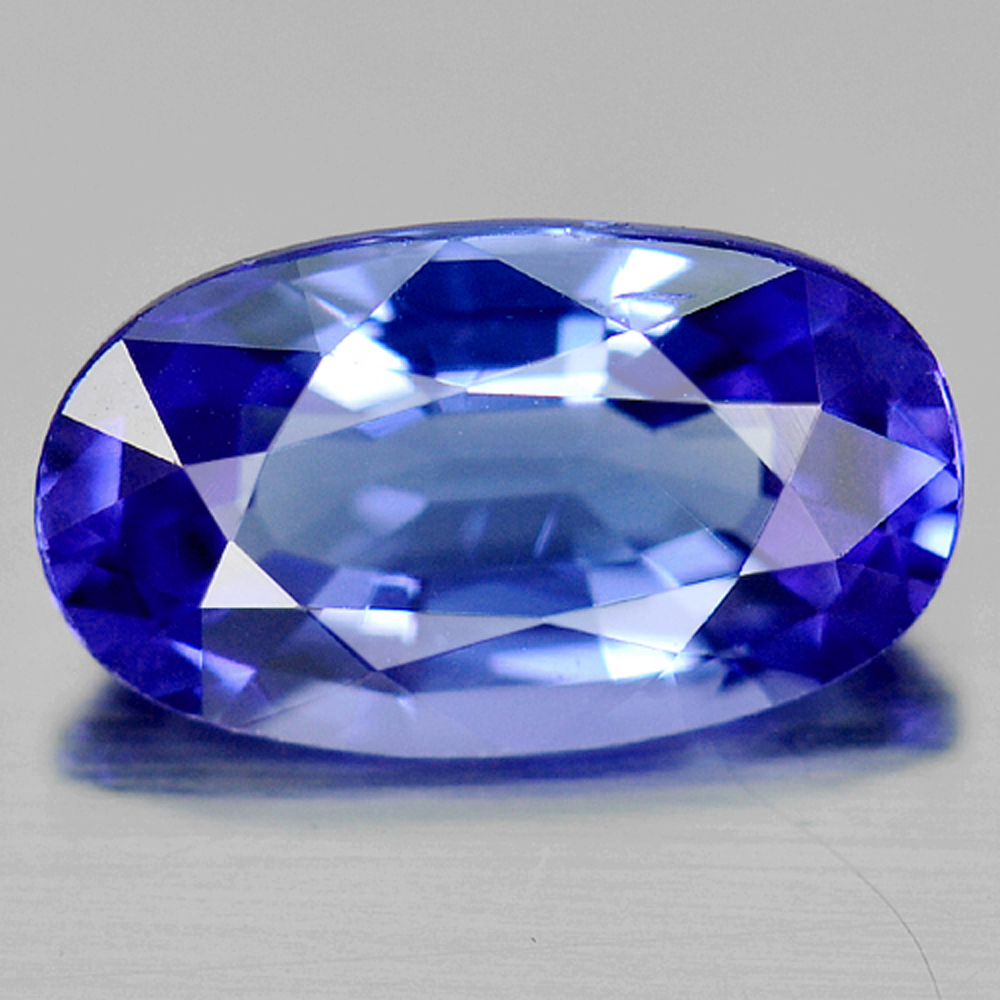 Blue Tanzanite 1.21 Ct. VVS Oval Shape 8.8 x 5.2 x 3.4 Mm. Natural Gemstone