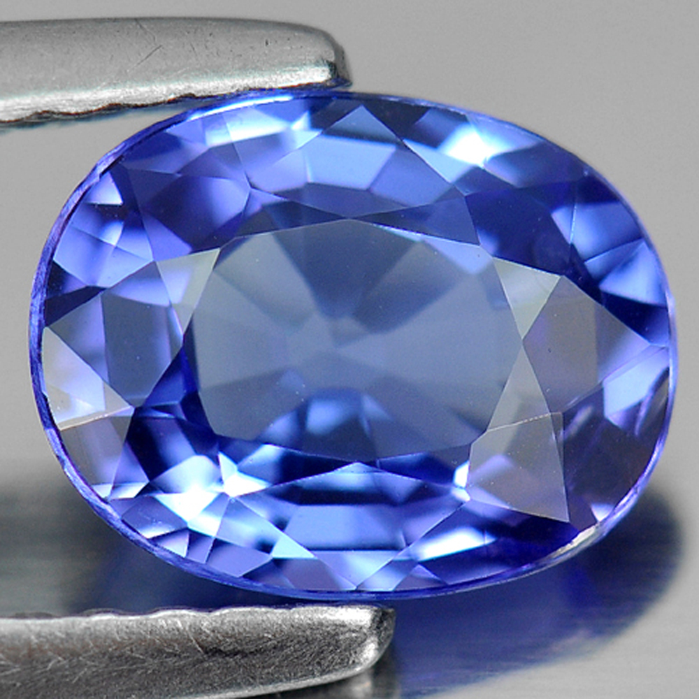 1.17 Ct. Oval Natural Gem Violetish Blue Tanzanite