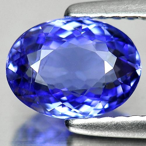 1.46 Ct. Oval Shape Natural Gemstone Violetish Blue Tanzanite From Tanzania
