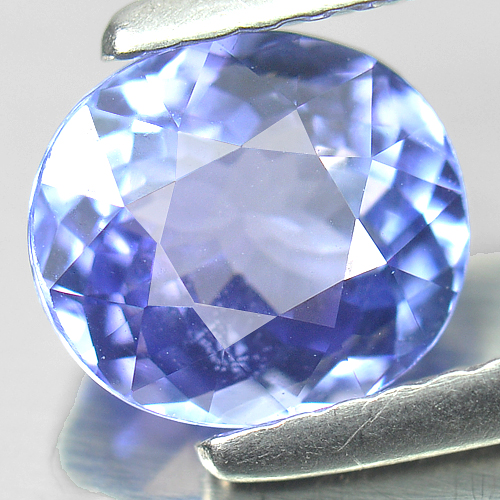 1.28 Ct. Oval Shape Natural Gem Violetish Blue Tanzanite From Tanzania