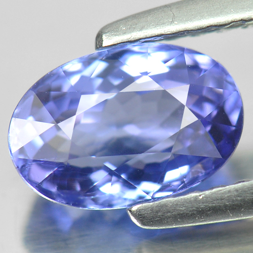 1.34 Ct. Oval Shape Natural Gem Violetish Blue Tanzanite From Tanzania