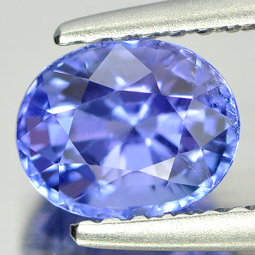 1.29 Ct. Oval Shape Natural Gemstone Violetish Blue Tanzanite From Tanzania