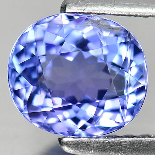 1.57 Ct. Oval Shape Natural Gemstone Violetish Blue Tanzanite From Tanzania
