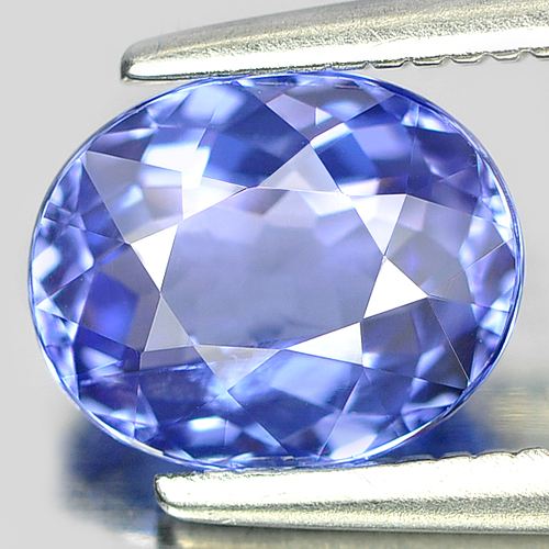 1.33 Ct. Oval Shape Natural Gemstone Violetish Blue Tanzanite From Tanzania