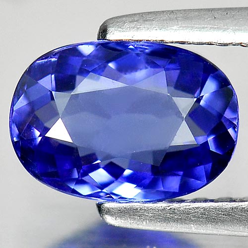 1.18 Ct. Clean Oval Shape Natural Violetish Blue Tanzanite