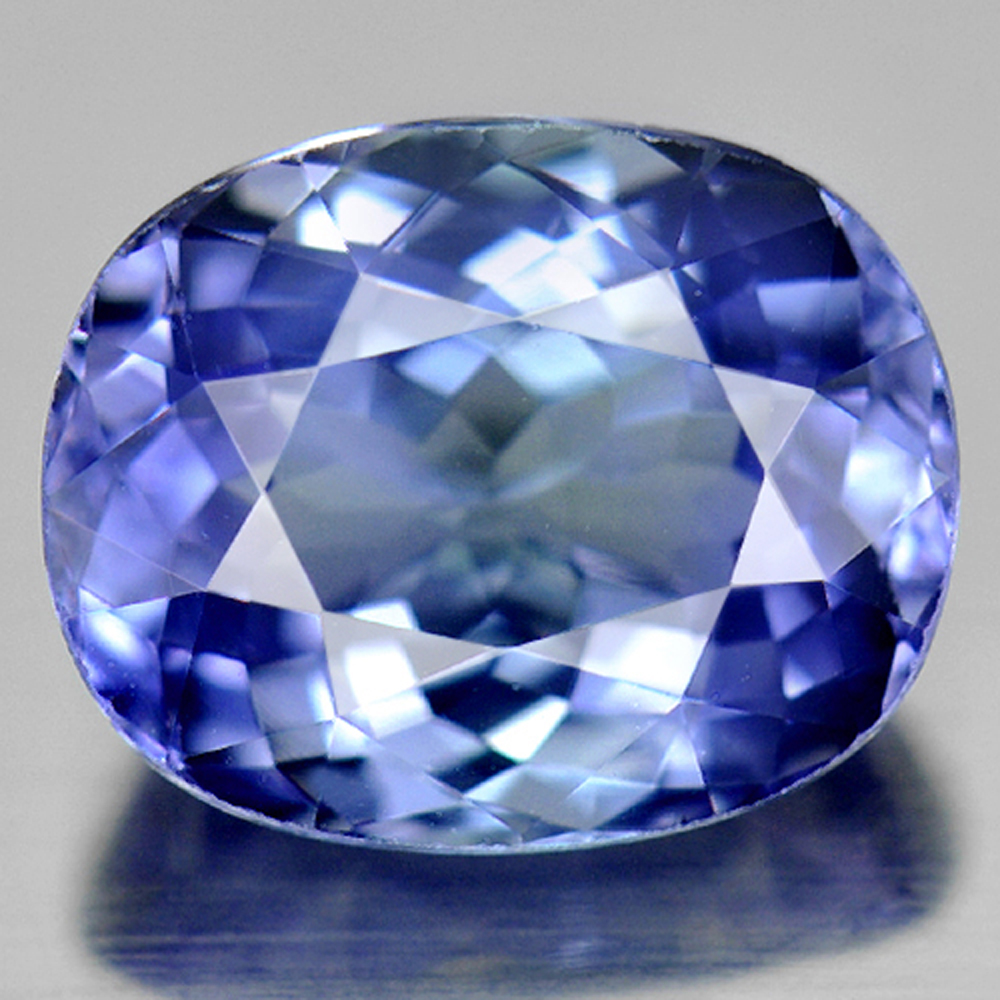 Violetish Blue Tanzanite 2.06 Ct. Clean Oval Shape 8.5 x 7 Mm. Natural Gemstone