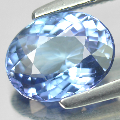 2.15 Ct. Oval Shape Natural Gem Violetish Blue Tanzanite From Tanzania