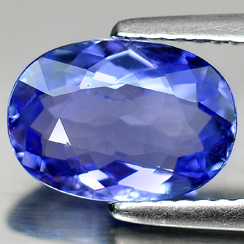 Violetish Blue Tanzanite 2.15 Ct. Oval Shape 10.2 x 7.3 Mm. Natural Gemstone