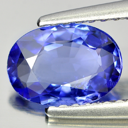 0.99 Ct. Oval Shape Natural Gemstone Violetish Blue Tanzanite From Tanzania