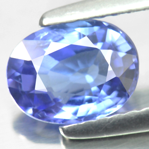 0.99 Ct. Oval Shape Natural Gem Violetish Blue Tanzanite From Tanzania
