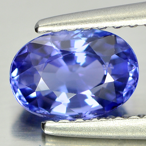 0.98 Ct. Oval Shape Natural Gemstone Violetish Blue Tanzanite From Tanzania