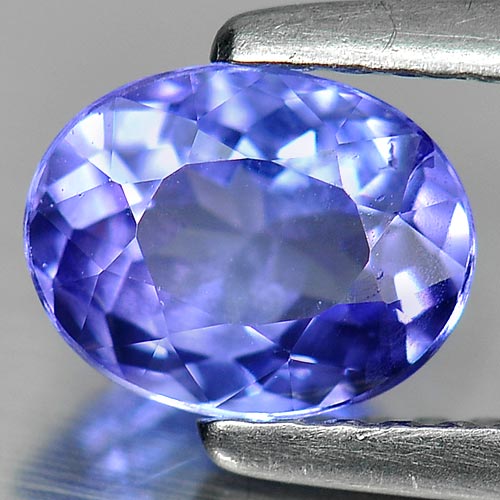 0.94 Ct. Oval Shape Natural Gemstone Violetish Blue Tanzanite From Tanzania