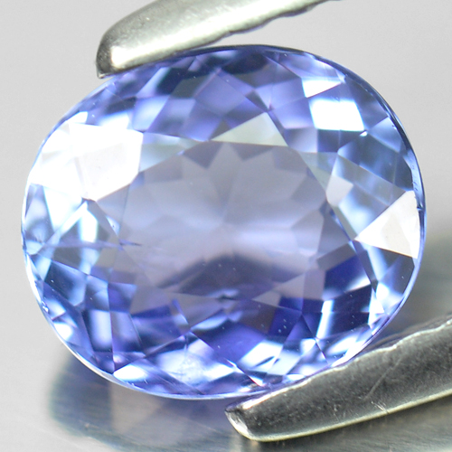 1.09 Ct. VVS Oval Natural Violetish Blue Tanzanite Gem