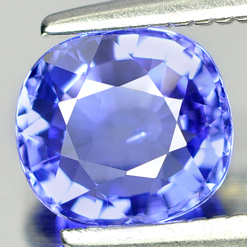 Violetish Blue Tanzanite 1.02 Ct. Oval Shape 6.3 x 5.8 x 3.4 Mm. Natural Gem