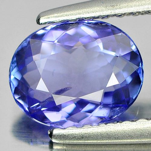 1.03 Ct. Oval Natural Violetish Blue Tanzanite Gem