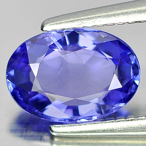 1.03 Ct. Oval Natural Gem Violetish Blue Tanzanite