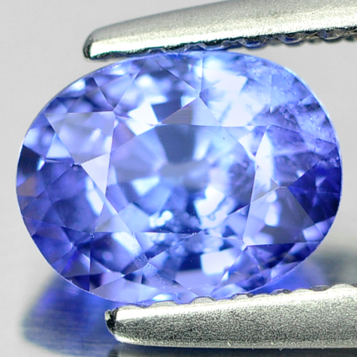 1.06 Ct. Oval Natural Gem Violetish Blue Tanzanite