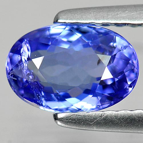 1.26 Ct. Oval Shape Natural Gemstone Violetish Blue Tanzanite From Tanzania