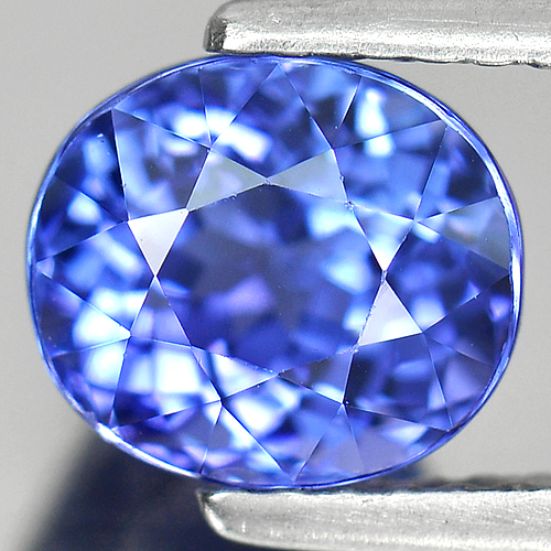 Violetish Blue Tanzanite 2.51 Ct. Clean Oval 7.7 x 6.8 Mm. Natural Gem Tanzania
