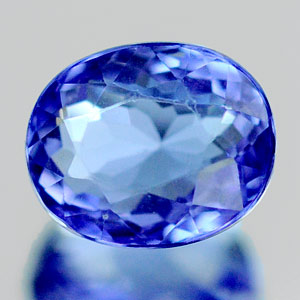 0.62 Ct Oval Shape Natural Violetish Blue Tanzanite Gem