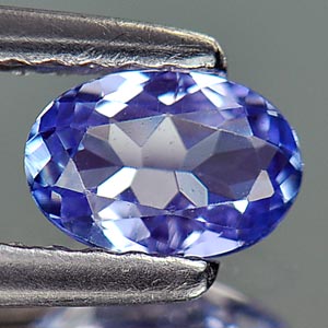0.41 Ct. Oval Shape Natural Violetish Blue Tanzanite