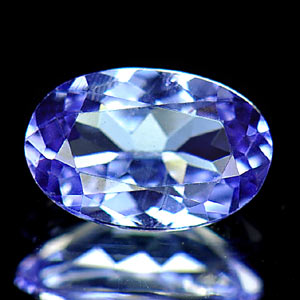 0.64 Ct. Oval Shape Natural Violetish Blue Tanzanite