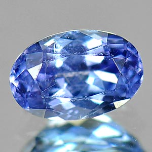 0.55 Ct. Oval Shape Natural Violetish Blue Tanzanite