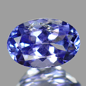 0.52 Ct. Oval Shape Natural Violetish Blue Tanzanite