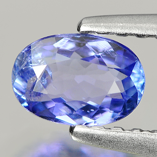 0.45 Ct. Oval Shape Natural Violetish Blue Tanzanite Gem